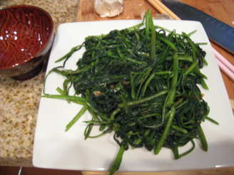 Flash-Cooked Greens With Garlic