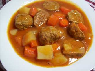 Crock Pot Meatball Stew