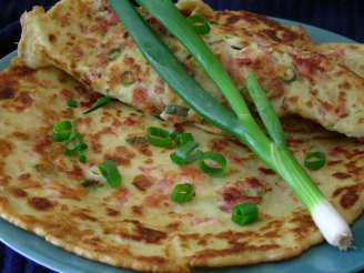 Bacon and Spring Onion Pancakes