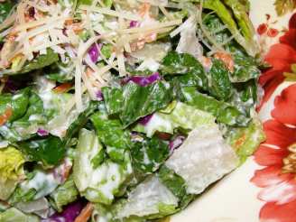 Lighter Caesar Salad Dressing