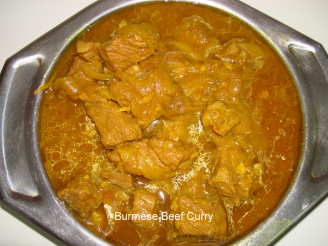 Perfect Burmese Beef Curry