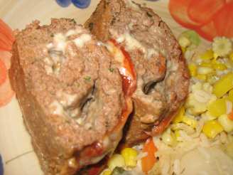 Cheese Stuffed Meatloaf to Die For