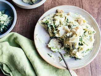 Spinach & Artichoke Mashed Potatoes