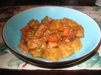 Crock Pot Pork & Bean Stew