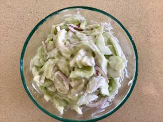 Kittencal's Creamy Cucumber Salad