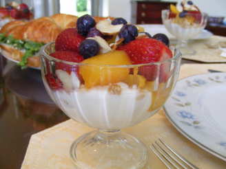 Fruit Yogurt Compote or Parfait