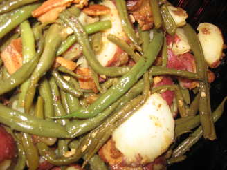 Green Beans, New Potatoes With Bacon