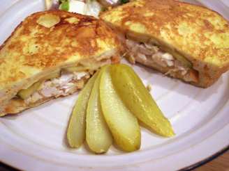 Grilled Swiss Cheese and Chicken Sandwiches