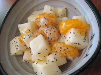 Mandarin Orange Jicama Salad With Poppy Seed Dressing