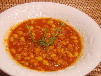 Navy Beans With Moroccan Flavor