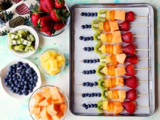 Colorful Fruit Kabobs