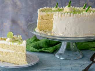 Key Lime Cake With White Chocolate Frosting (Paula Deen)