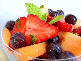 Sweet Melon and Berry Toss or Minty Fruit Salad (Ww)