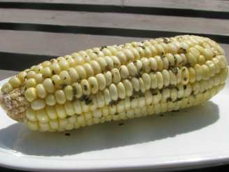 Baked Corn on the Cob With Garlic Herb Butter