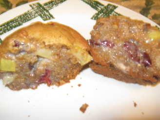 Apple Cranberry Walnut Muffins
