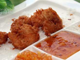 Coconut Fried Shrimp With Dipping Sauce - Bobby Deen