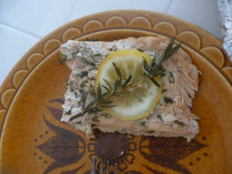 BBQ Salmon With Rosemary and Lemon