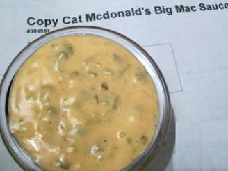 Copycat Mc Donald's Big Mac Sauce