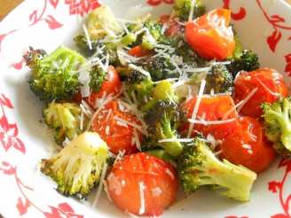 Roasted Broccoli With Cherry Tomatoes
