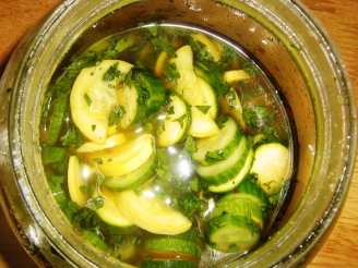 Summertime Cucumber-Zucchini Salad