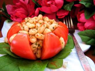 Dilled White Bean Salad and Tomatoes