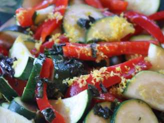 Zucchini and Red Pepper Salad (Greece)