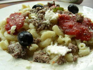 Greek Macaroni With Meat Sauce