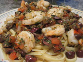 Mediterranean Shrimp and Pasta