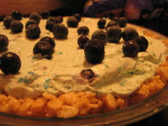 Blueberry Cloud Pie (No Bake!)