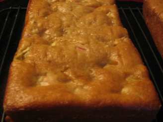 Rhubarb Nut Bread