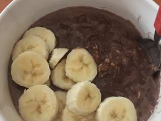 Chocolate Banana Porridge (Oatmeal)