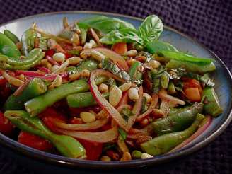 Basil and Balsamic Green Bean Salad