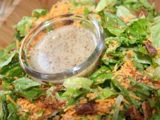 Bacon and Cheese Salad With Honey Dressing