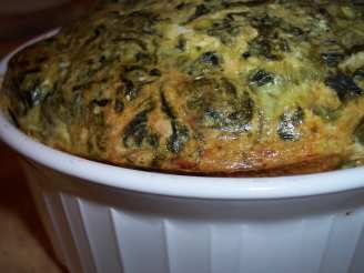 Lite Spinach Souffle