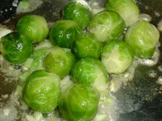 Basic Garlic Butter Brussels Sprouts