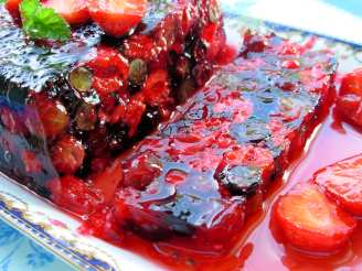 Summer Fruits Terrine or  Bodacious Berries in Wine Jelly!