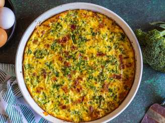Blender Quiche - or Whatever You Have in Your Kitchen Leftover