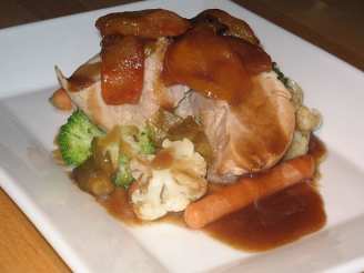 Pork Fillet With Apple and Leek