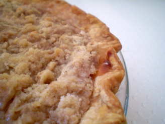 Pear Crumble Pie