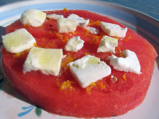 Watermelon and Goat Cheese Salad