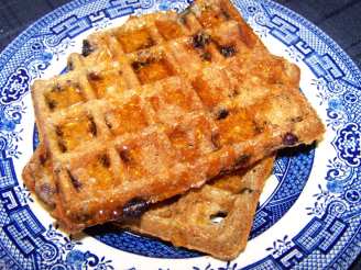 Blueberry Whole Grain and Bran Waffles