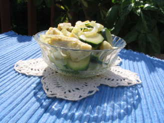 Marinated Artichoke With Zucchini and Onion