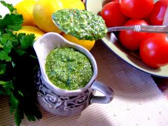 Parsley Pesto (Useful for Many Dishes!)