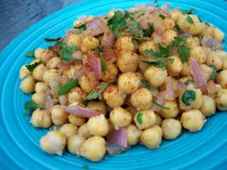 Warm Chickpea Salad With Ginger