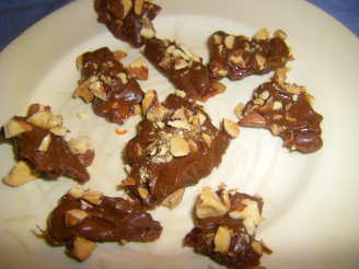 Chocolate Covered Bacon With Almonds
