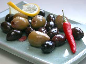 Marinated Black Olives (Tapas)