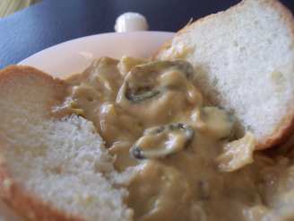 Crock Pot Artichoke/Jalapeno Cheese Dip - Easy