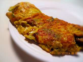 Cilantro, Red Onion and Jalapeno Omelet