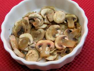 Tipsy Fat-Free Microwave -Sauteed Mushrooms
