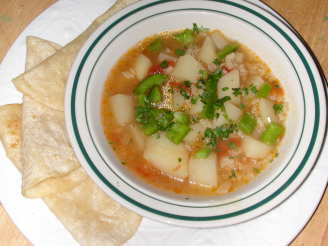 Canary Island Cilantro Soup